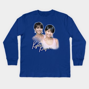 Kyoko Koizumi -- Retro 80s Fan Design Kids Long Sleeve T-Shirt